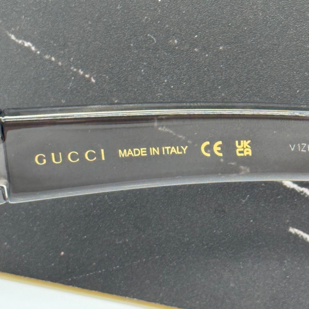 NEW GG1637S 002 GUCCI SHIELD WOMEN SUNGLASSES GREY GUCCI - Picture 10 of 12